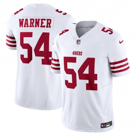 Fred Warner San Francisco 49ers Nike Vapor F.U.S.E. Limitiertes Trikot – Weiß