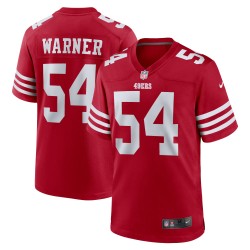 Fred Warner San Francisco 49ers Nike Team Game Player-Trikot für Damen – Scharlachrot