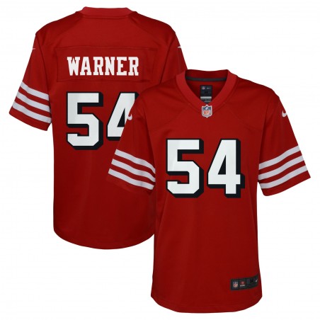 Fred Warner San Francisco 49ers Nike Jugend-Spieltrikot – Scharlachrot