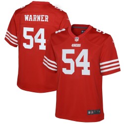 Fred Warner San Francisco 49ers Nike Jugend-Spieltrikot – Scharlachrot