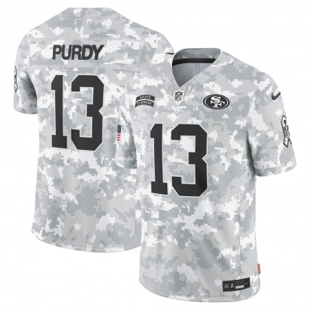 Brock Purdy San Francisco 49ers Nike 2024 Salute to Service Limited Trikot – Arctic Camo