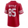 George Kittle San Francisco 49ers Nike Team Game-Trikot – Scharlachrot