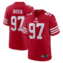 Nick Bosa San Francisco 49ers Nike Team Game-Trikot – Scharlachrot