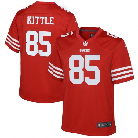 George Kittle San Francisco 49ers Nike Jugend-Spieltrikot – Scharlachrot