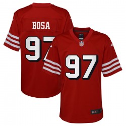 Nick Bosa San Francisco 49ers Nike Jugend-Spieltrikot – Scharlachrot