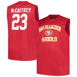 Christian McCaffrey San Francisco 49ers Fanatics Big & Tall Muskel-Tanktop – Scharlachrot