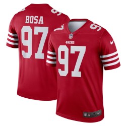 Nick Bosa San Francisco 49ers Nike Team Legend Player Performance Top – Scharlachrot