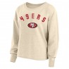 Christian McCaffrey San Francisco 49ers Fanatics Damen-Pullover mit Namen und Nummer in Übergröße – Haferflocken