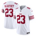 Christian McCaffrey San Francisco 49ers Nike Vapor F.U.S.E. Limitiertes Trikot – Weiß