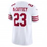 Christian McCaffrey San Francisco 49ers Nike Vapor F.U.S.E. Limitiertes Trikot – Weiß