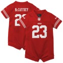 Christian McCaffrey San Francisco 49ers Nike Strampler-Trikot für Neugeborene und Kleinkinder – Scharlachrot