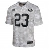 Christian McCaffrey San Francisco 49ers Nike Jugend 2024 Salute to Service Spieltrikot – Arctic Camo