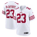 Christian McCaffrey San Francisco 49ers Nike Game Player-Trikot – Weiß