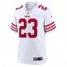 Christian McCaffrey San Francisco 49ers Nike Game Player-Trikot – Weiß