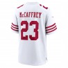 Christian McCaffrey San Francisco 49ers Nike Game Player-Trikot – Weiß