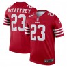 Christian McCaffrey San Francisco 49ers Nike Team Legend Player Performance Top – Scharlachrot