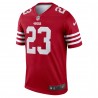 Christian McCaffrey San Francisco 49ers Nike Team Legend Player Performance Top – Scharlachrot