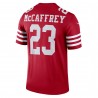 Christian McCaffrey San Francisco 49ers Nike Team Legend Player Performance Top – Scharlachrot