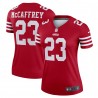 Christian McCaffrey San Francisco 49ers Nike Damen-Legend-Player-Performance-Oberteil – Scharlachrot