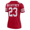 Christian McCaffrey San Francisco 49ers Nike Damen-Legend-Player-Performance-Oberteil – Scharlachrot