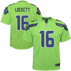 Tyler Lockett Seattle Seahawks Nike Jugend-Spieltrikot – Neongrün