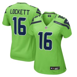 Tyler Lockett Seattle Seahawks Nike Damen-Spieltrikot – Neongrün