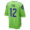 12s Seattle Seahawks Nike Spieltrikot – Neongrün