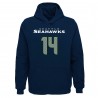 DK Metcalf Seattle Seahawks Youth Mainliner Spielername und Nummer Pullover Hoodie – Marineblau