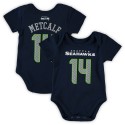 DK Metcalf Seattle Seahawks Kleinkind-Mainliner-Body mit Namen und Nummer des Spielers – College Navy