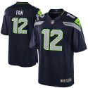 12s Seattle Seahawks Nike Jugend-Spieltrikot – Marineblau