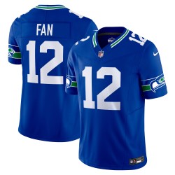 12. Fan Seattle Seahawks Nike Vapor F.U.S.E. Limitiertes Trikot – Royal