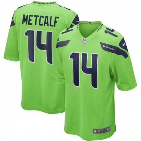 DK Metcalf Seattle Seahawks Nike Spieltrikot – Neongrün