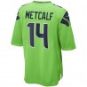 DK Metcalf Seattle Seahawks Nike Spieltrikot – Neongrün