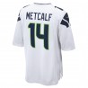 DK Metcalf Seattle Seahawks Nike Spieltrikot – Weiß