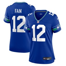 12s Seattle Seahawks Nike Damen-Spielertrikot – Royal