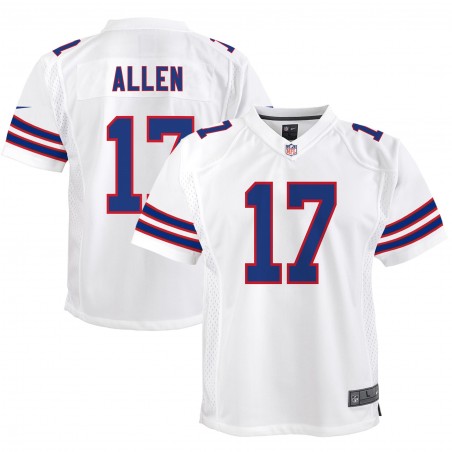 Josh Allen Buffalo Bills Nike Jugend-Spieltrikot – Weiß