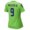 Kenneth Walker III Seattle Seahawks Nike Damen-Spieltrikot – Neongrün