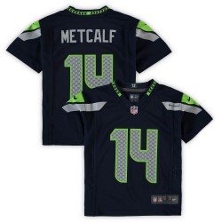 DK Metcalf Seattle Seahawks Nike Vorschul-Spieltrikot – Marineblau