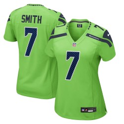 Geno Smith Seattle Seahawks Nike Damen-Spieltrikot – Neongrün