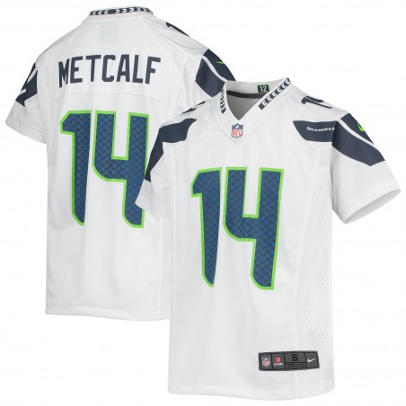 DK Metcalf Seattle Seahawks Nike Jugend-Spieltrikot – Weiß