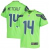 DK Metcalf Seattle Seahawks Nike Jugend-Spieltrikot – Neongrün