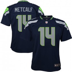 DK Metcalf Seattle Seahawks Nike Jugend-Spieltrikot – Marineblau