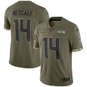 DK Metcalf Seattle Seahawks Nike Salute To Service Limited Trikot – Olivgrün