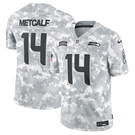 DK Metcalf Seattle Seahawks Nike 2024 Salute to Service Limited Trikot – Arctic Camo