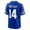 DK Metcalf Seattle Seahawks Nike Throwback Spieler-Spieltrikot – Königsblau