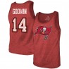 Chris Godwin Tampa Bay Buccaneers Fanatics Name & Number Tri-Blend Tank Top – Rot