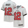 Tom Brady Tampa Bay Buccaneers Nike Inverted Team-Spieltrikot für Jugendliche – Grau