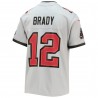 Tom Brady Tampa Bay Buccaneers Nike Inverted Team-Spieltrikot für Jugendliche – Grau