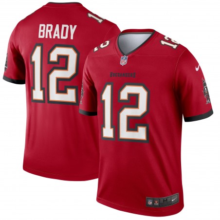 Tom Brady Tampa Bay Buccaneers Nike Team Legend Player Performance Top – Rot