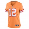 Tom Brady Tampa Bay Buccaneers Nike Damen-Spielertrikot – Orange